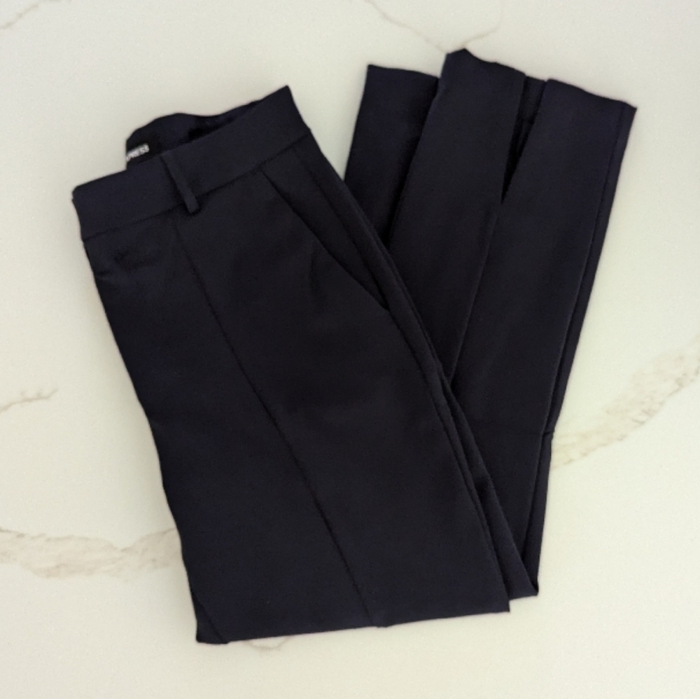 Express Cropped Skinny High Rise Pants